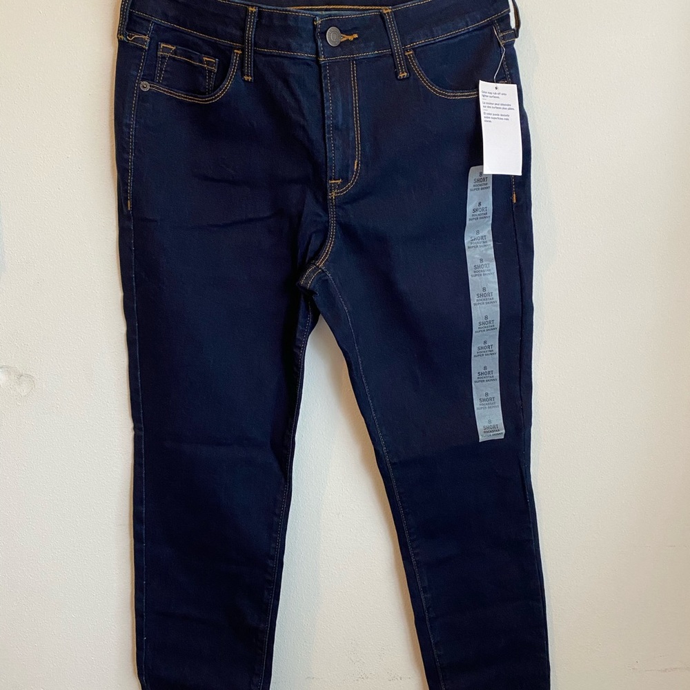 Skinny low rise jeans